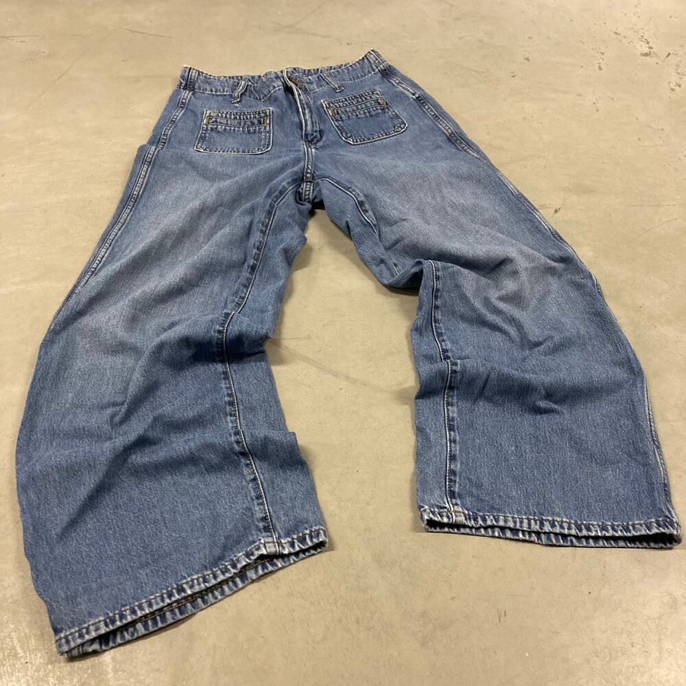 baggy fatigue pocket old navy jeans 28x27